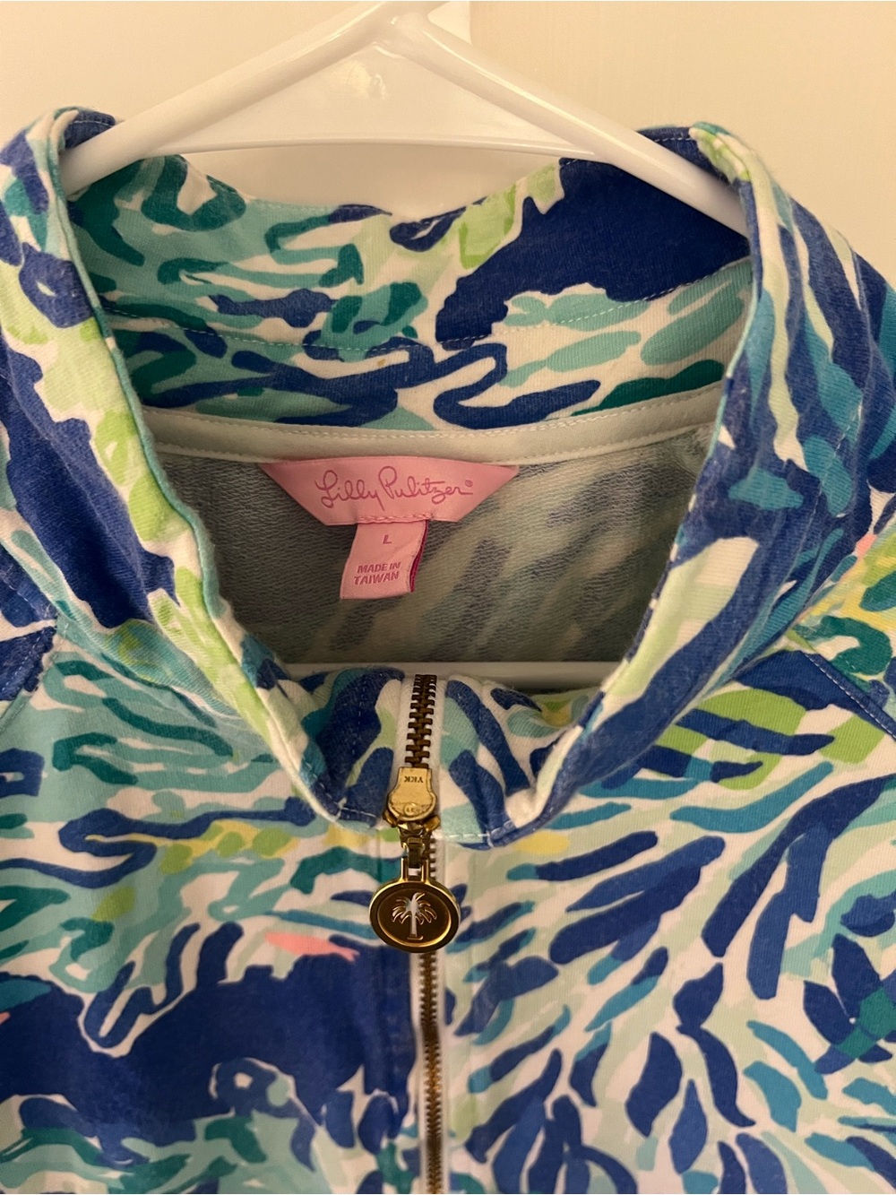 Lilly Pulitzer Skipper Popover - Wade and Sea - L - Picture 6 of 11